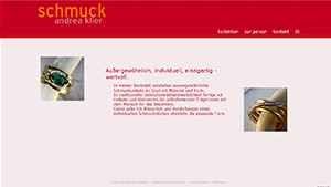 Andrea Klier - Individuelles Schmuckdesign, Goldschmiedearbeiten, Tübingen 